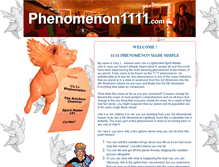 Tablet Screenshot of phenomenon1111.com